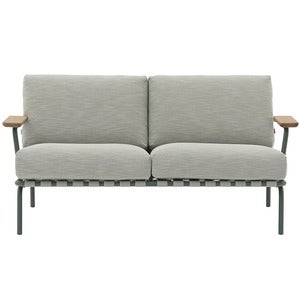 Settle 2-sits soffa Ribbed Weave 2/Dark Green 