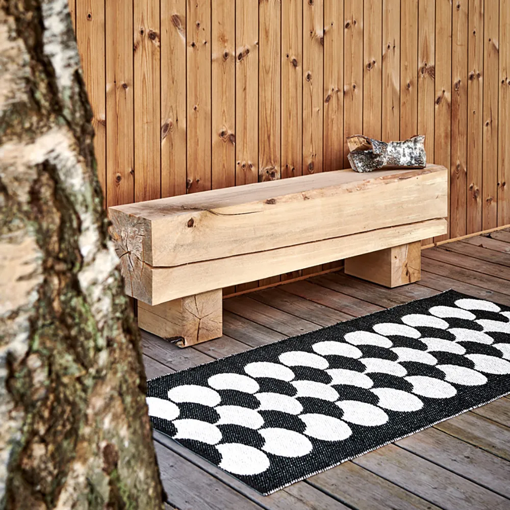 Poppy Black / Vanilla matta 70 x 150 cm