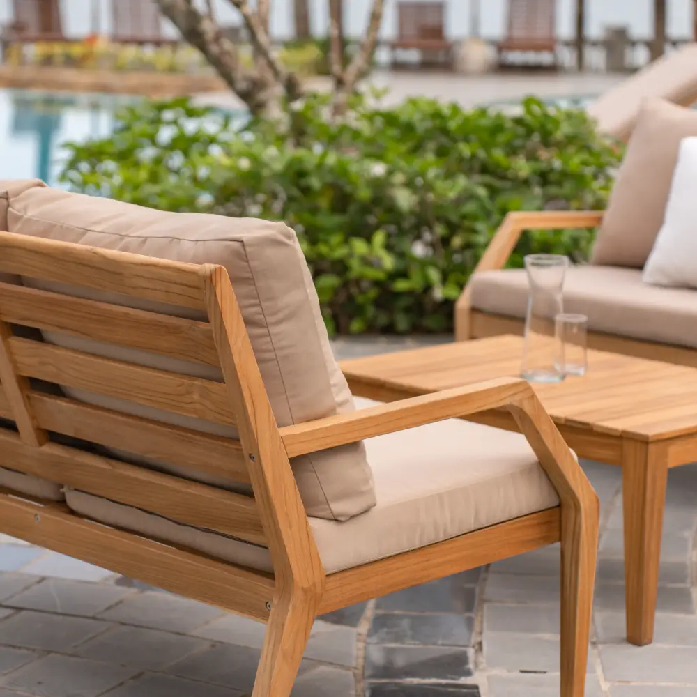 Gunnaröd 2-sits loungesoffa inkl dynor Beige