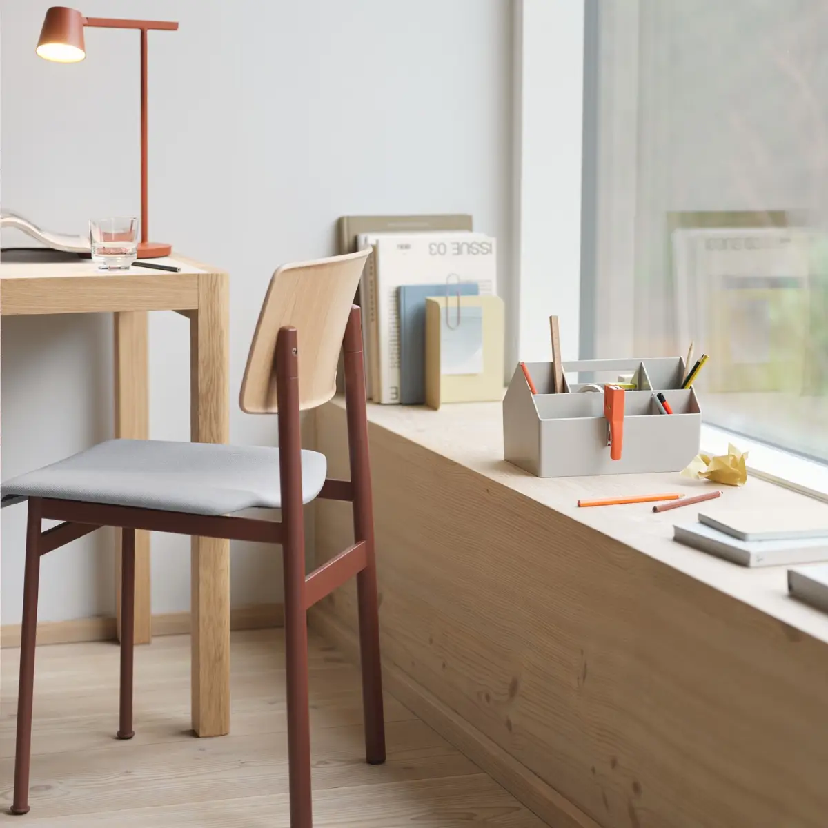 Sketch Organiser för skrivbordet - Grå
