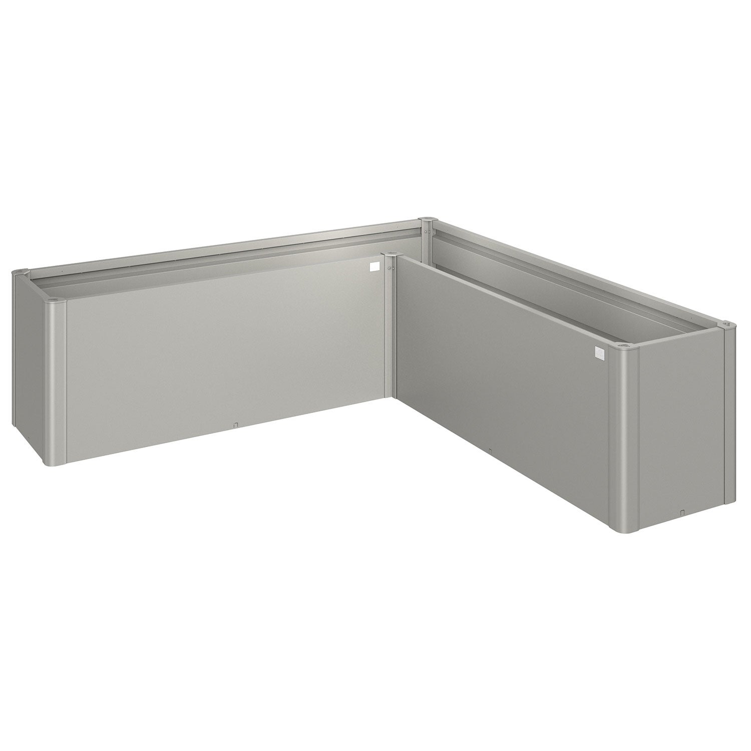 Belvedere planteringsbädd midi storlek l200 metallic kvarts-grå