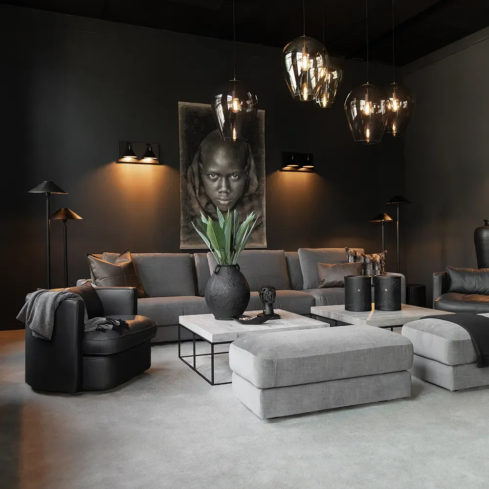 Twin Golvlampa antique bronze