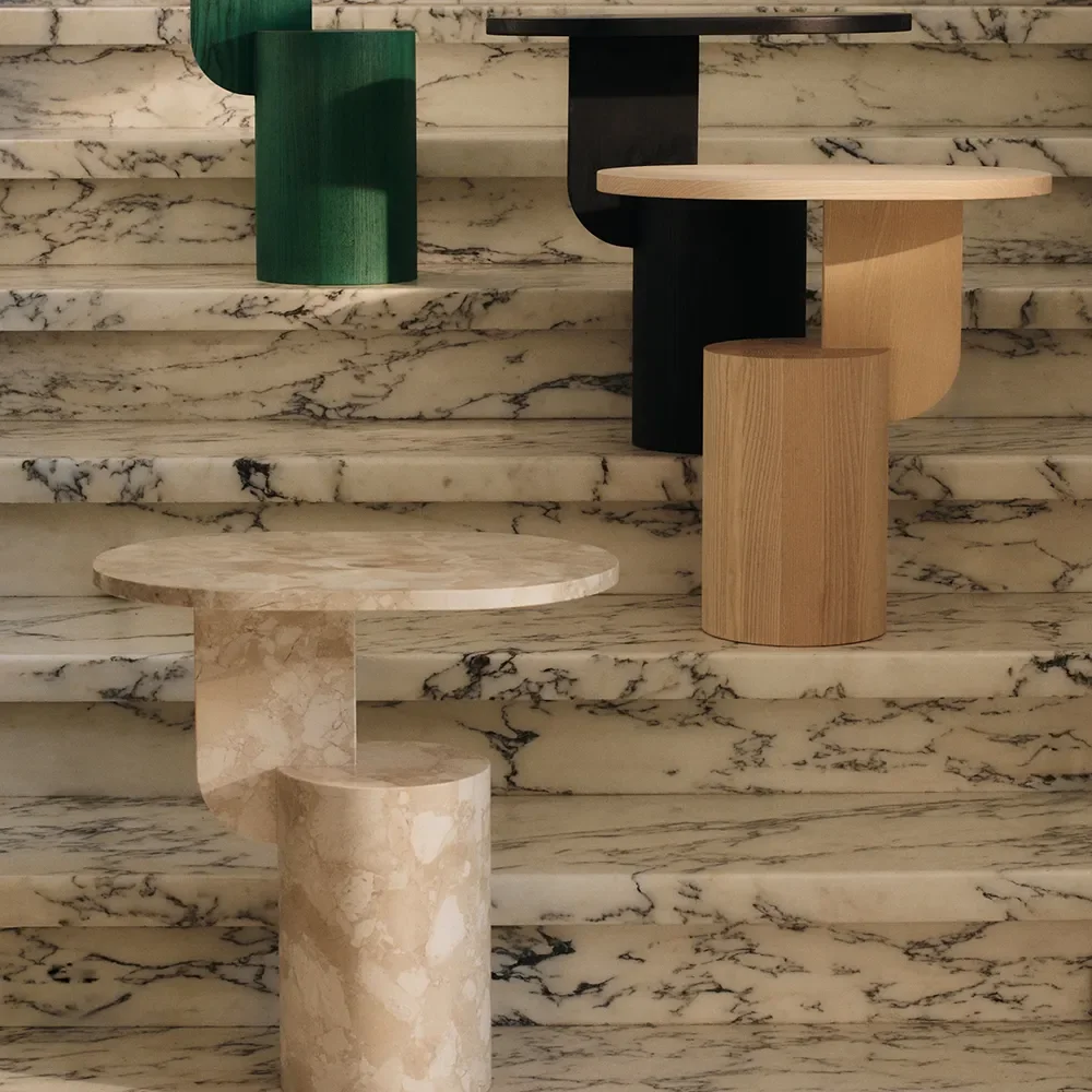 Sidobord i marmor Insert