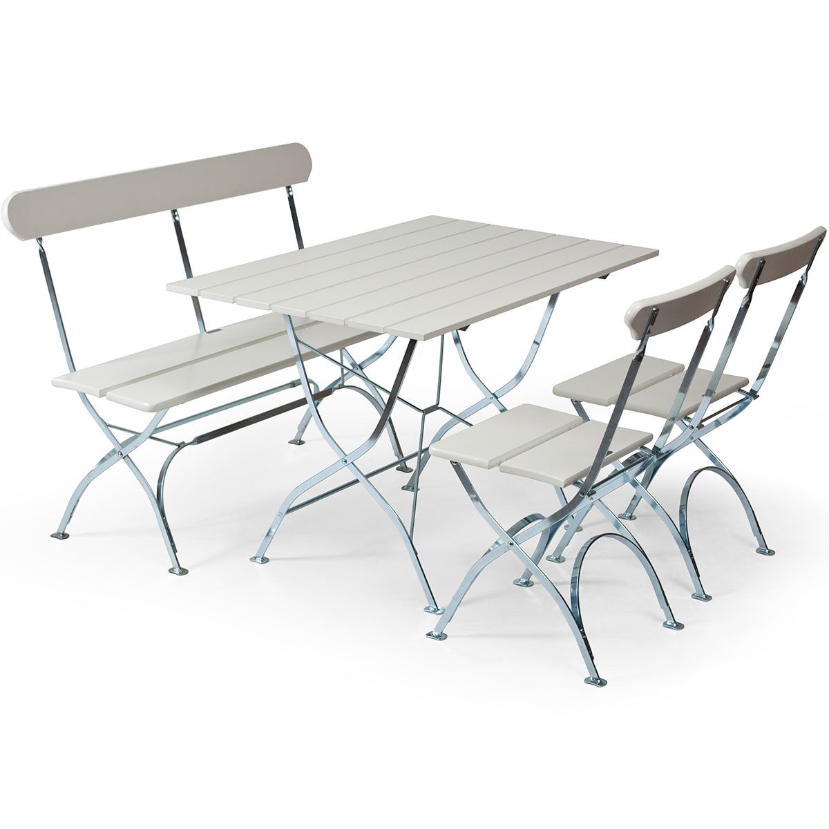 Bryggerigrupp Bord, Soffa & 2 Stolar Vit