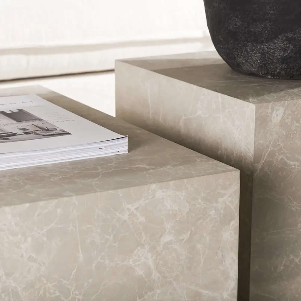 York Soffbord 40x40 cm Beige