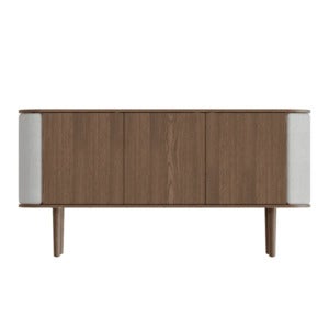Treasures 3-dörrars skåp Dark Oak/Sterling