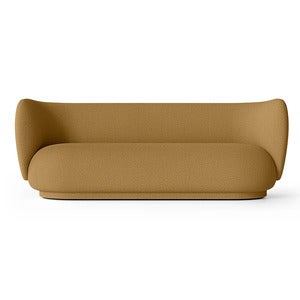 Rico 3-sits soffa Wool Boucle - Sugar Kelp