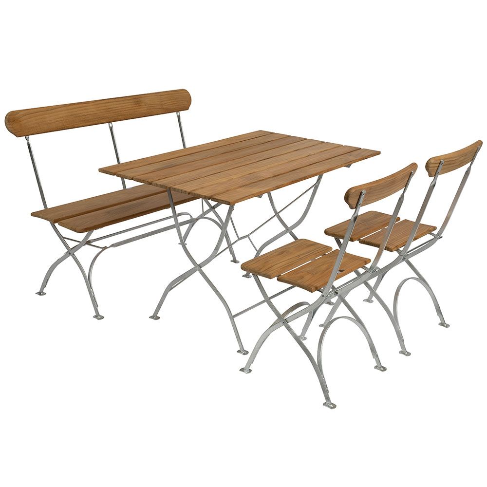Bryggerigrupp Bord, Soffa & 2 Stolar Teak