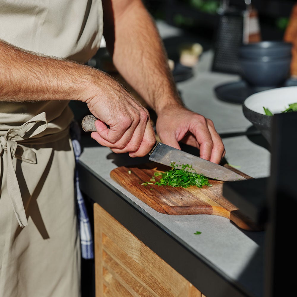 Fornax köksdel stor svart/grå 