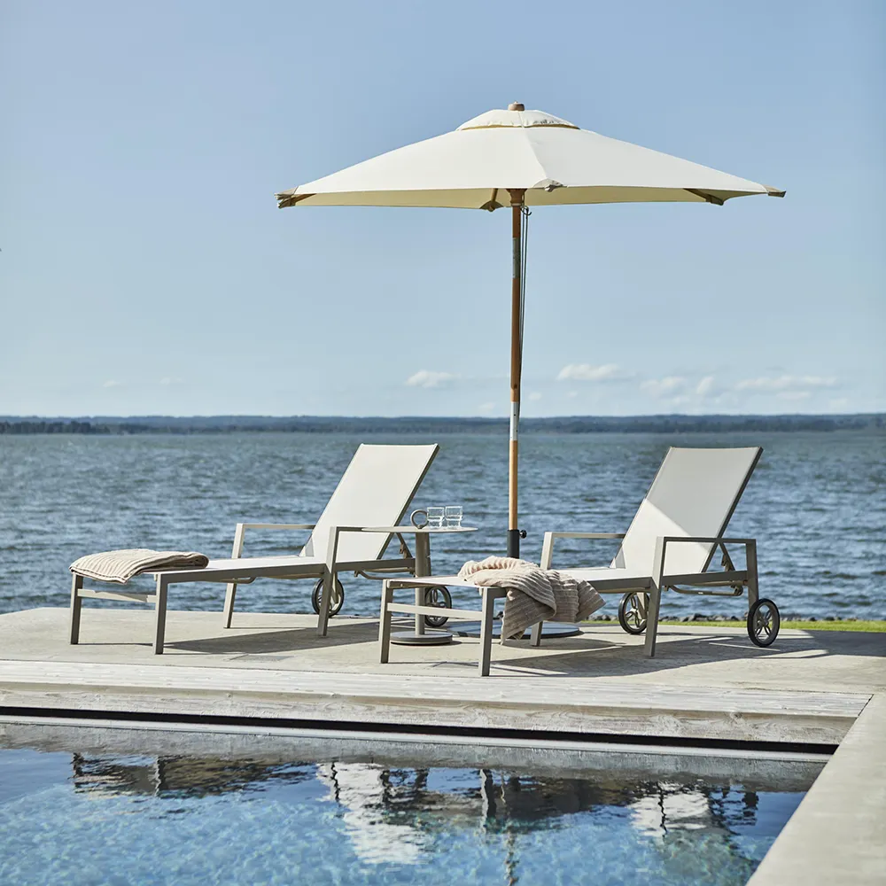 Leone vilsäng khaki/offwhite 