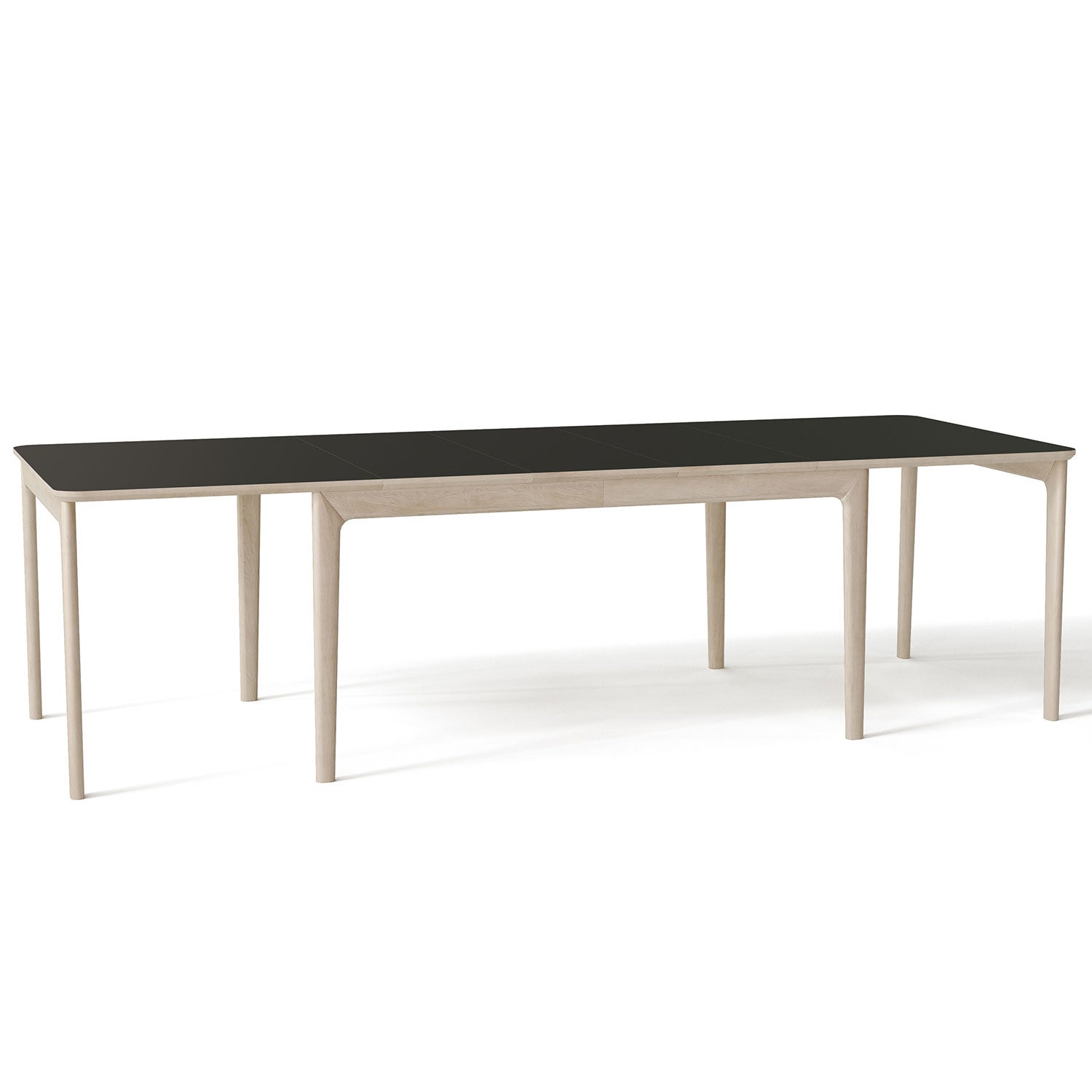 Sm26 Bord Valnöt Olja/Svart Nanolaminat 155-308/359X101X74 Cm 