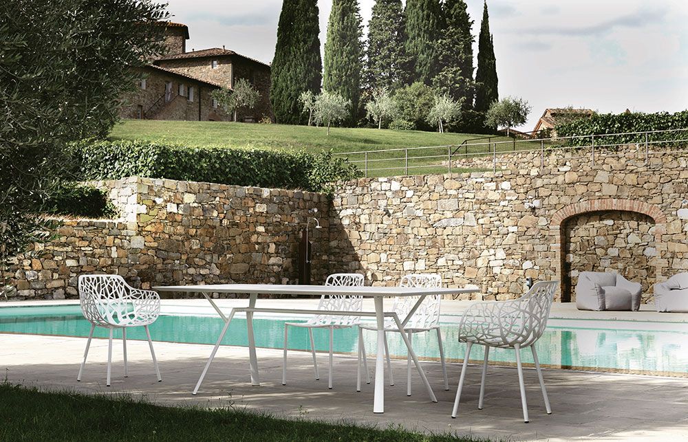 Forest karmstol Powder Grey 