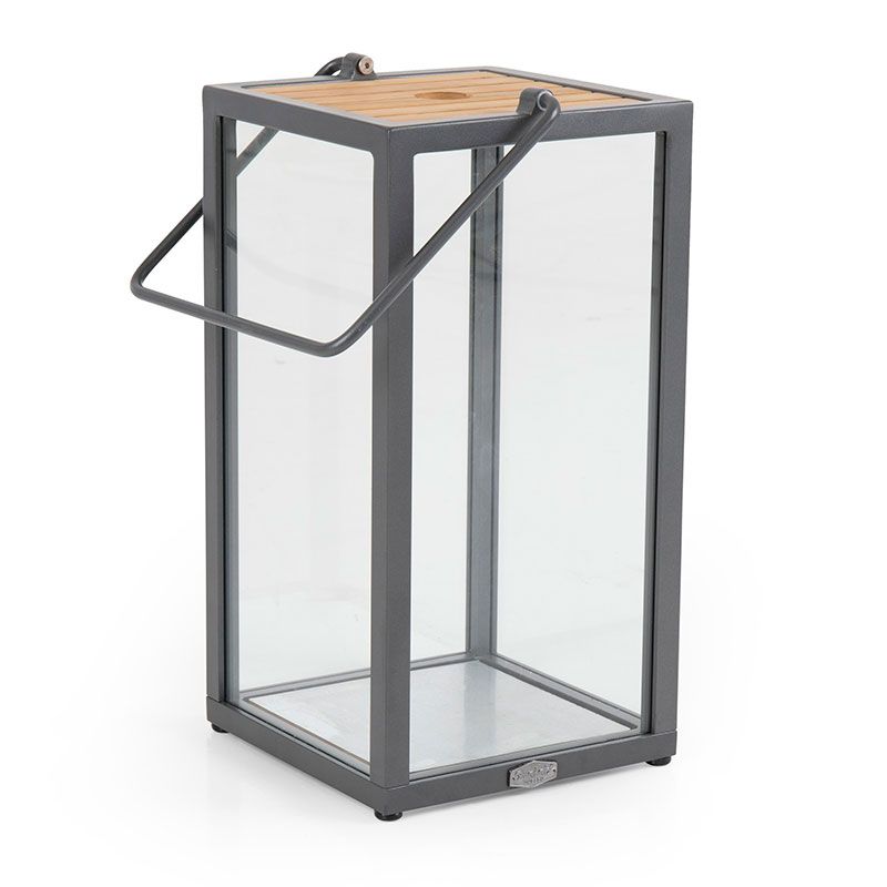 Zalongo ljuslykta natur/grå 