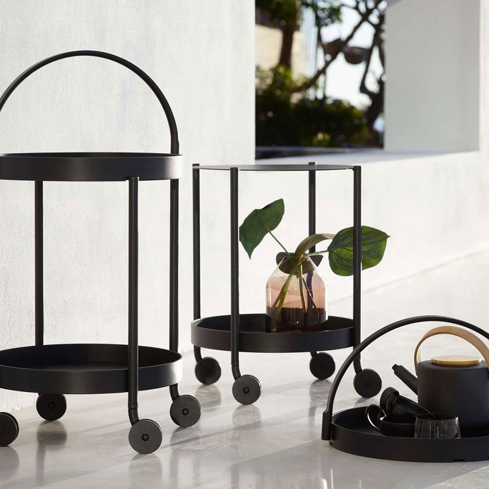 Roll Vagn / Sidobord Lava Grey