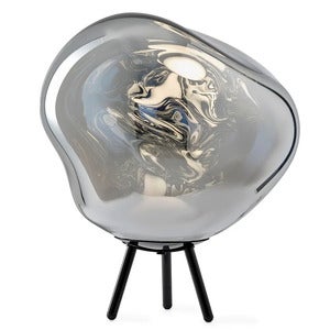 Melt Portabel Large golvlampa Silver LED