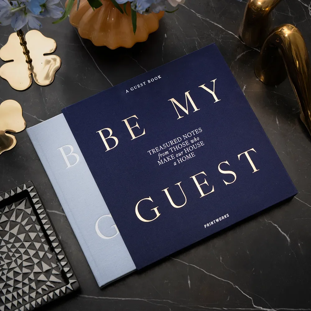 Gästbok Blue Be My Guest