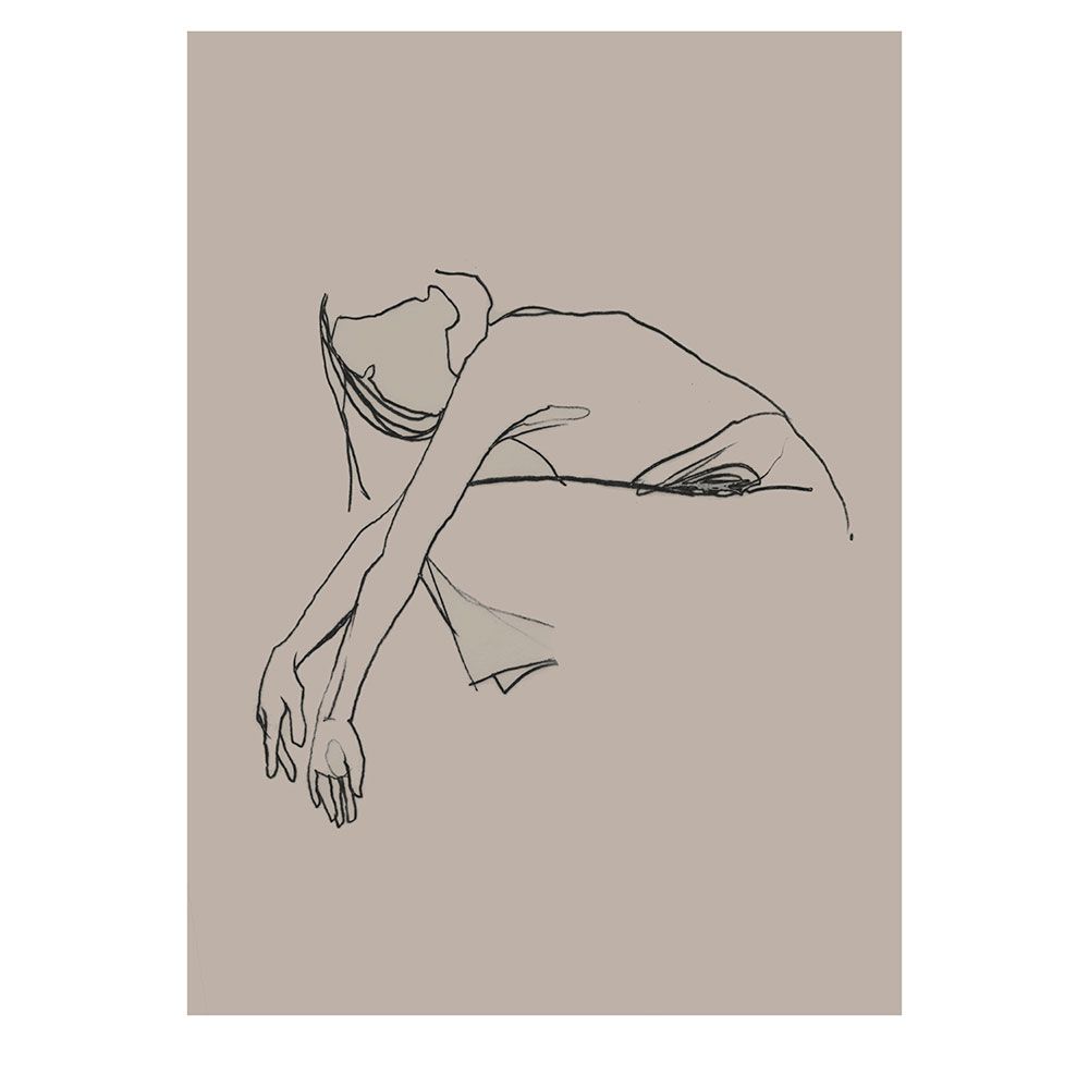 Anna Bülow poster Flow 8 50x70 cm 