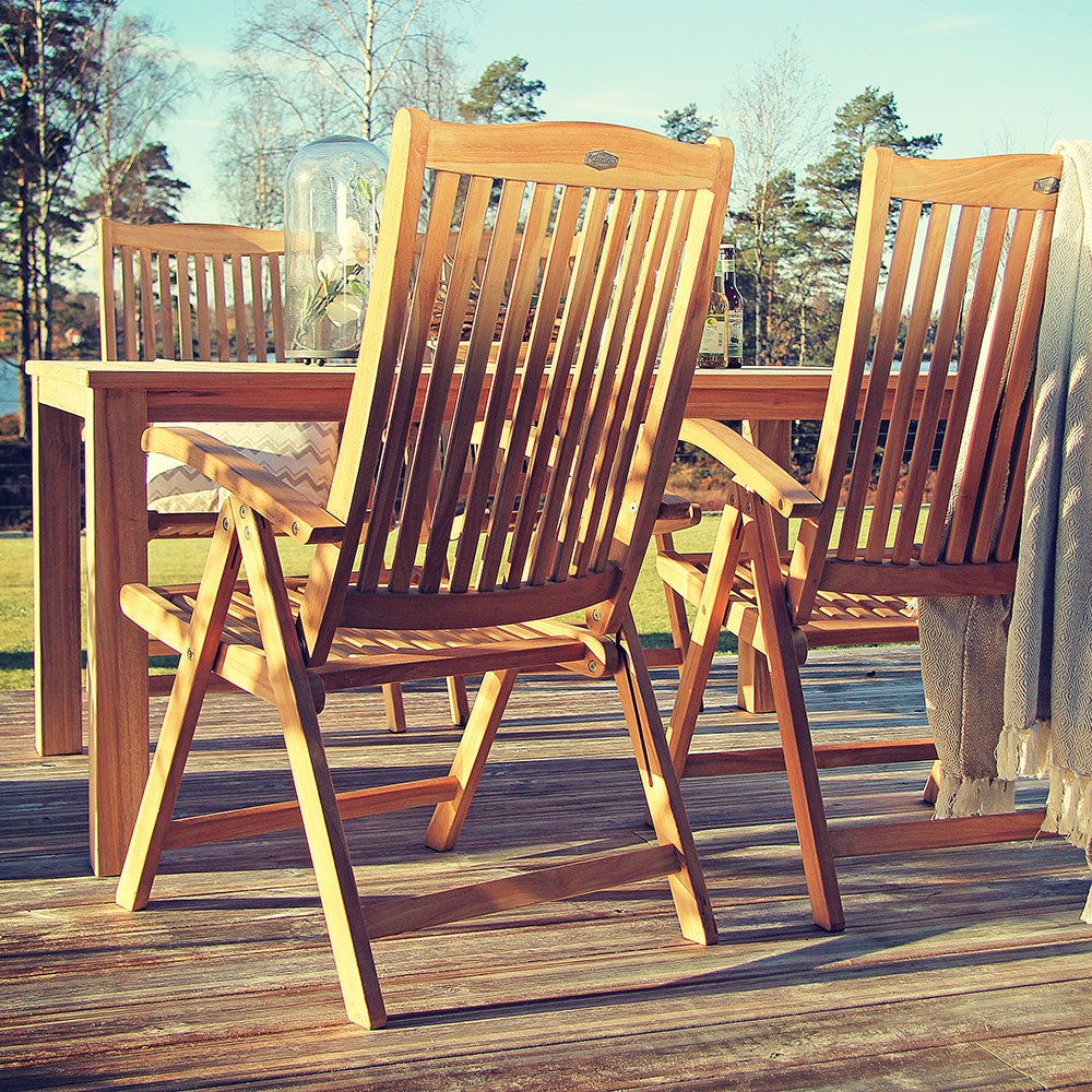 Veronica positionsstol natur teak