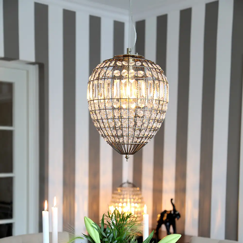 Amadeus taklampa Ø30cm antik