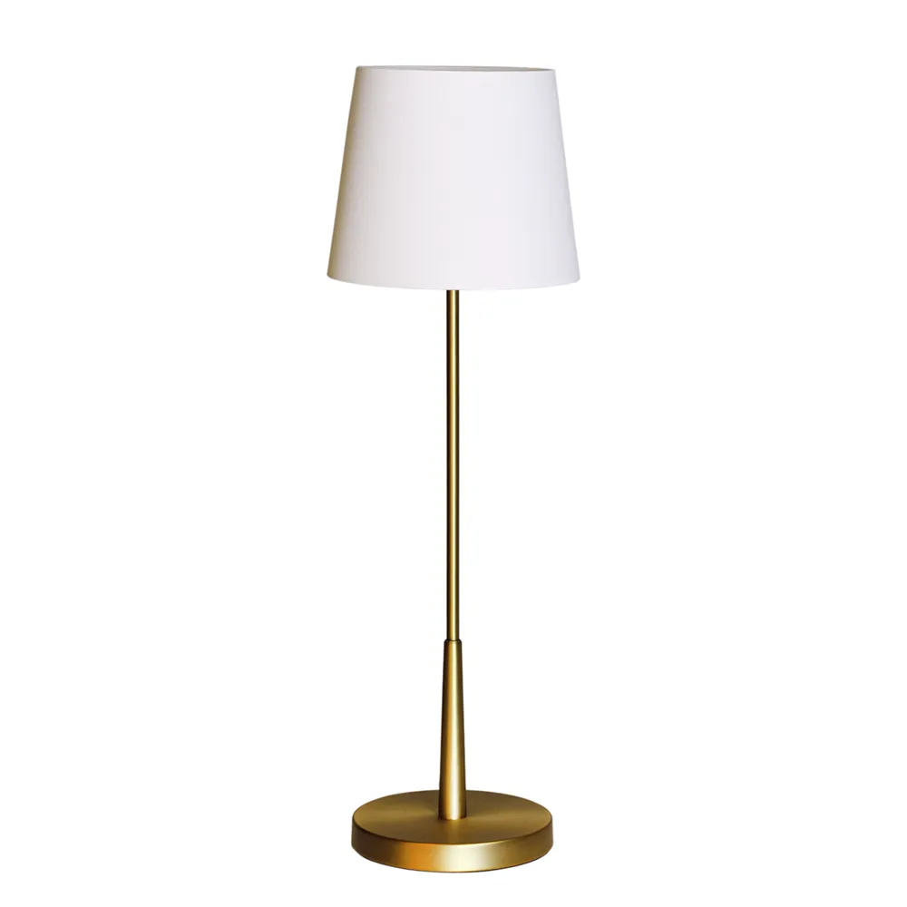 Lumi bordslampa H: 68,5cm guld/vit