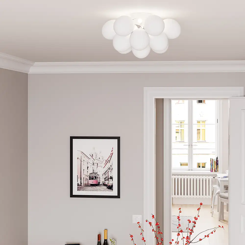 Gross plafond Ø30cm Vit 