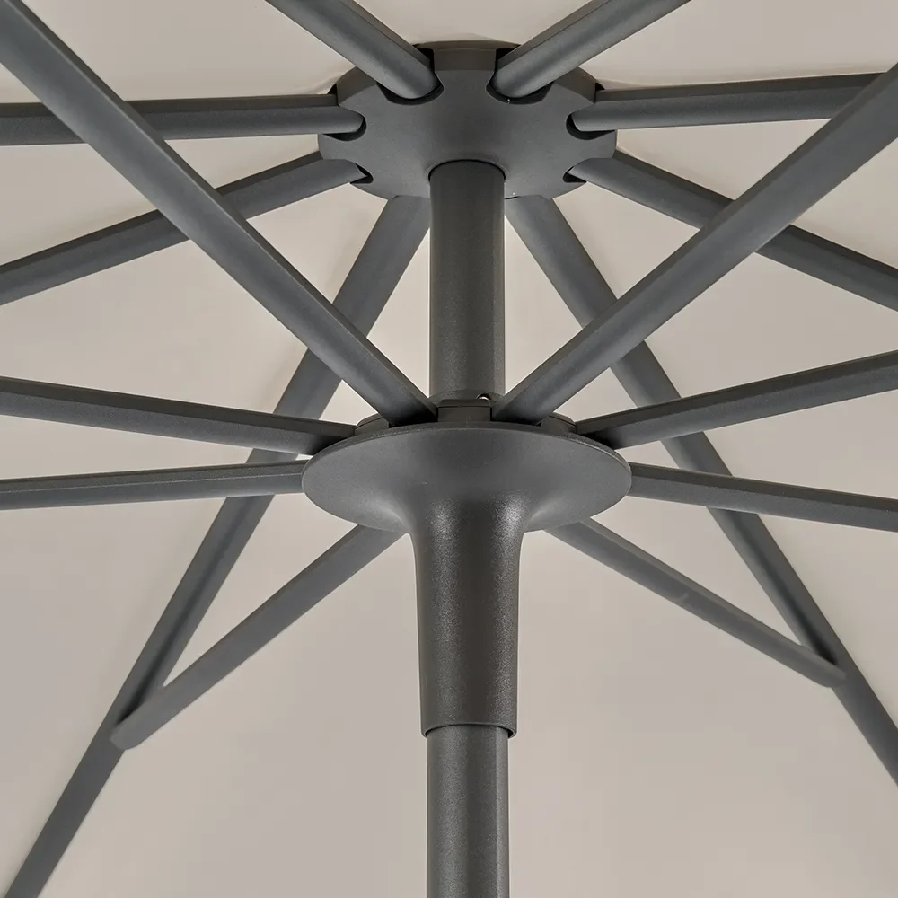 Smart parasoll 200 cm anthracite Kat.5 570 Steel Stripe