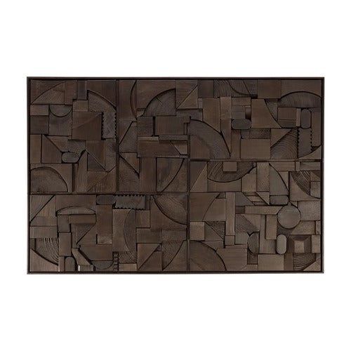 Bricks Väggdekor 90x60 cm Brun