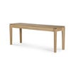 Bok Bänk Lackad Teak 35x146 cm
