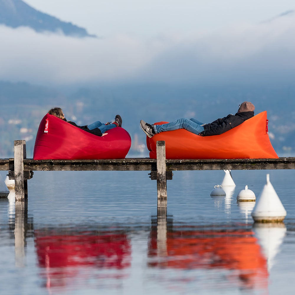 Lamzac 3.0 uppblåsbar divan red 