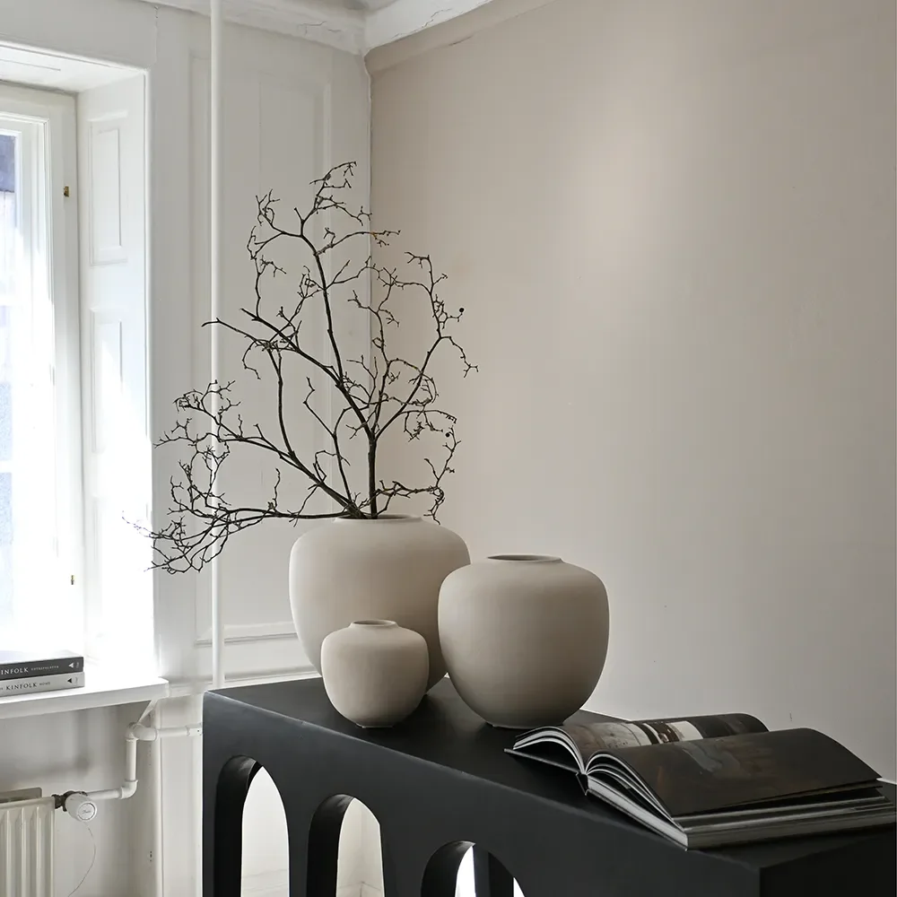 Bow Konsolbord stort - Coffee