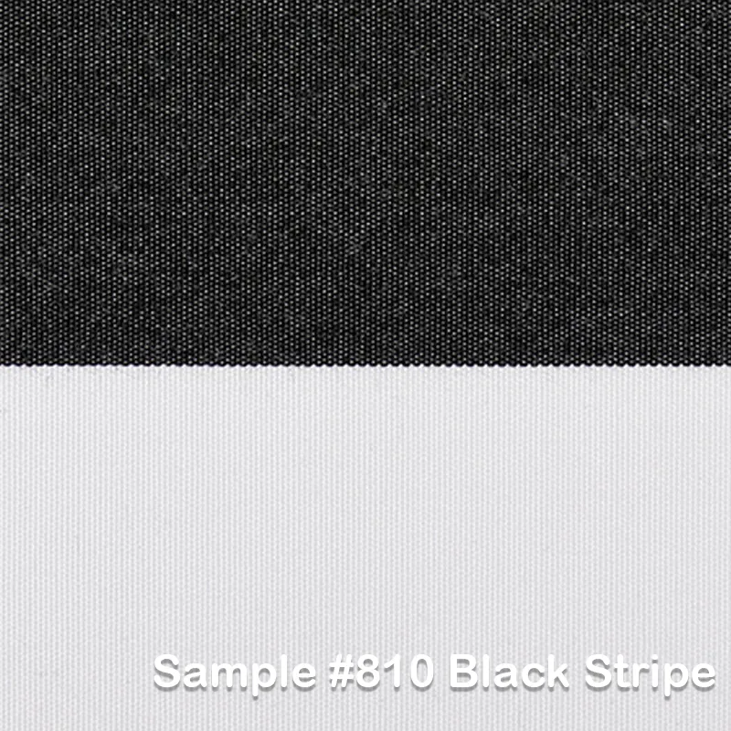 Teakwood parasoll 300 cm Kat.5 810 Black Stripe