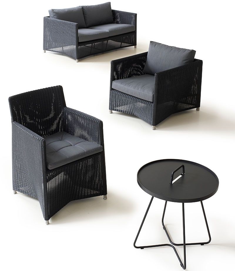 Diamond 2-Sits soffa Grafit 