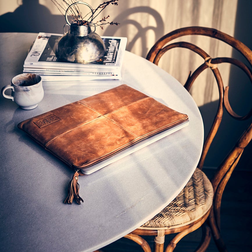 MILAN bord vit/svart Ø120