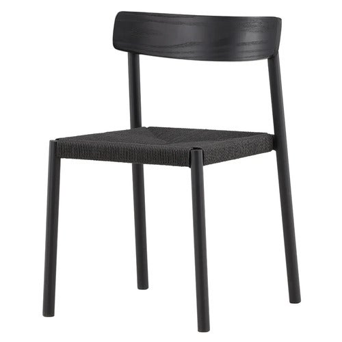 Malmön Matstol Svart