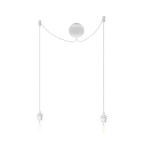Cannonball Cluster Ø12 cm Sladd set dubbel White