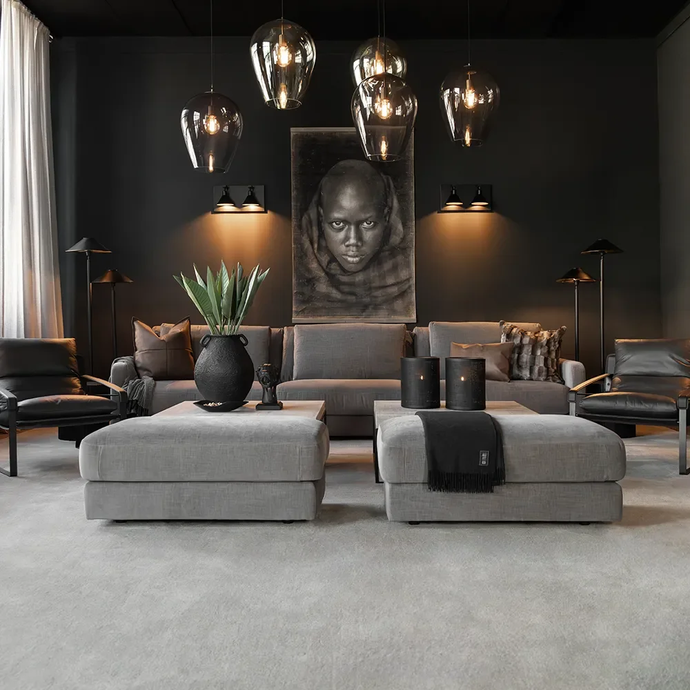 Twin Golvlampa antique bronze