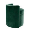 Hög fåtölj Arcadia Roche dark green