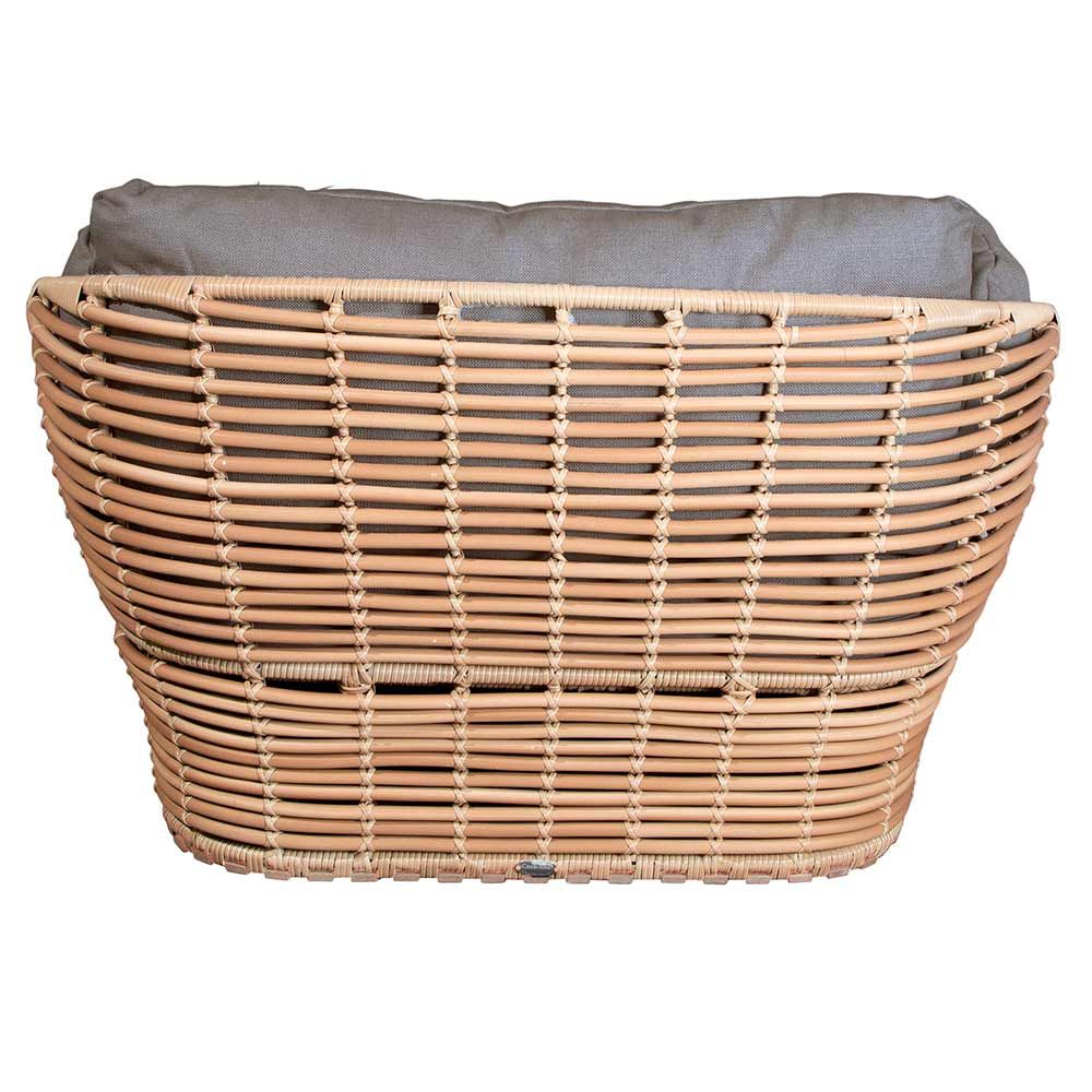 Loungefåtölj Basket Natural Konstrotting Inkl Ljust Cane-Line Airtouch Dynset