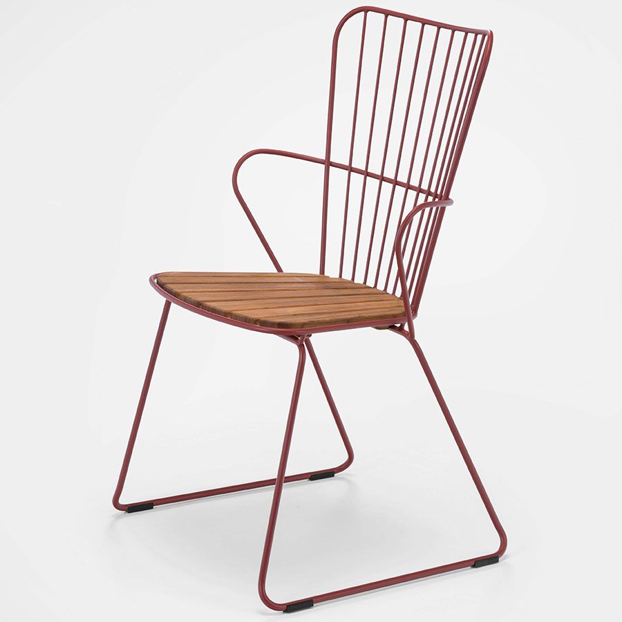 Paon matstol paprika stål 