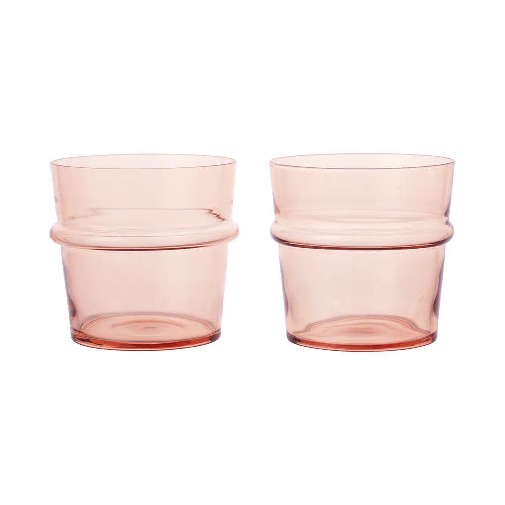 Boya Lågt dricksglas 2-pack - Blush