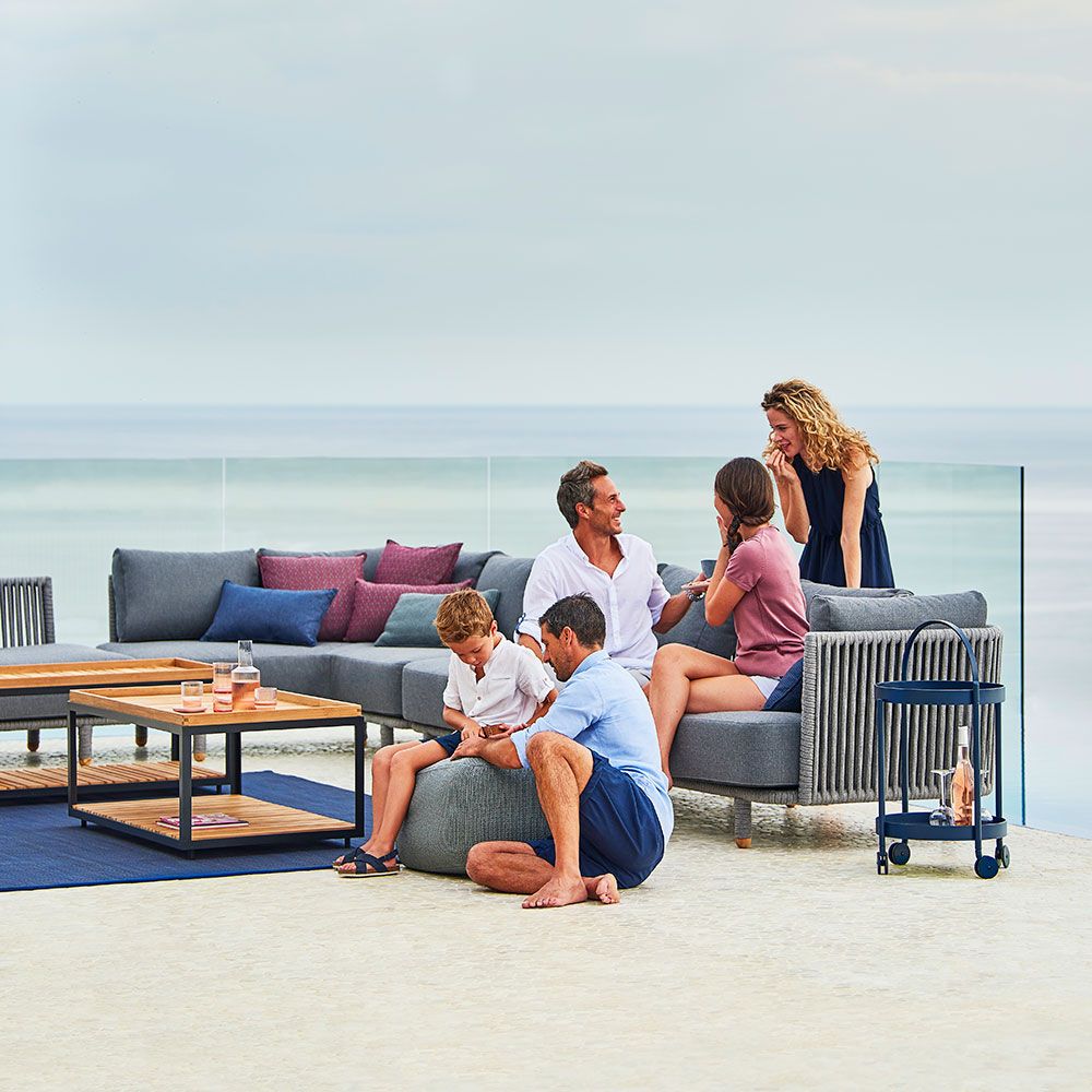 Link Prydnadskudde 52X32 Blå 