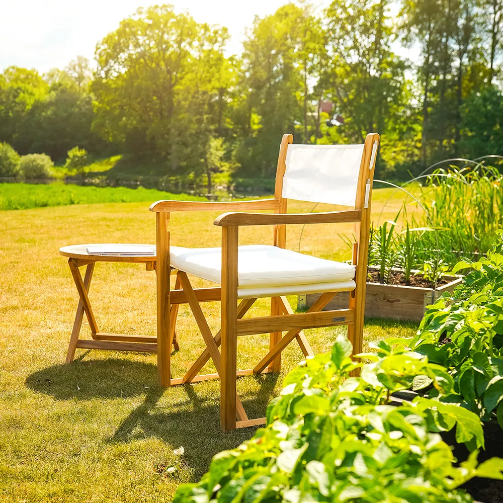 Haväng regissörstol vit