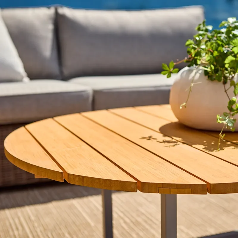 Olive soffbord 80x110 cm khaki / Bamboo