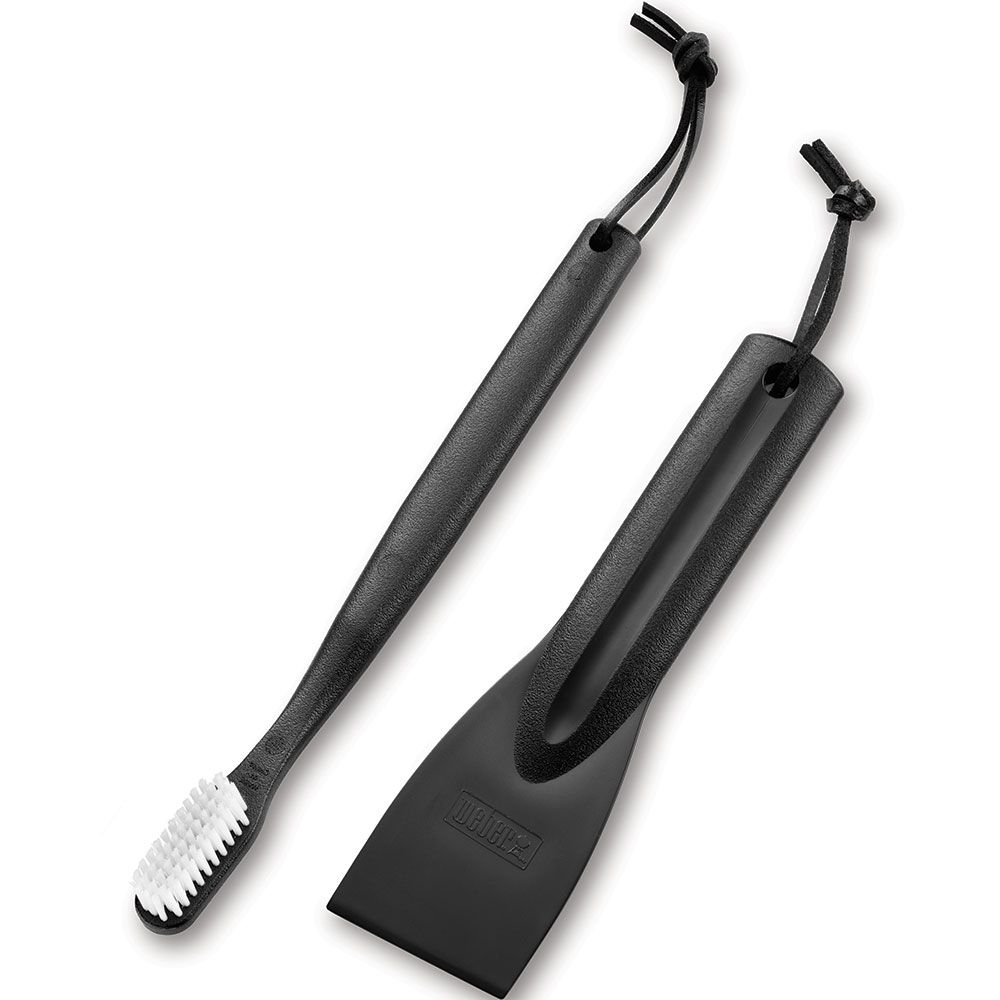 Tvådelat rengöringsset till gasolgrill 