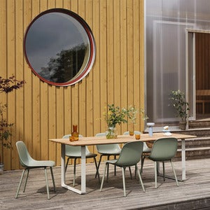 Fiber Outdoor Matstol Dusty Green 
