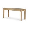 Bok bänk Lackad teak 35X126 cm