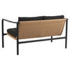 Motty 2-sits soffa svart / Teddy black
