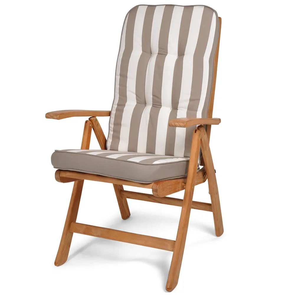 Woodline Positionsdyna Taupe randig