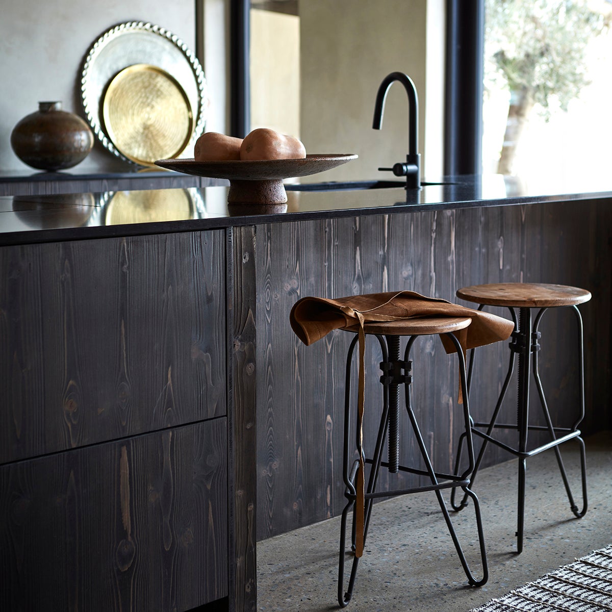 FERNANDO matta grå/vit/natur 150x80 cm