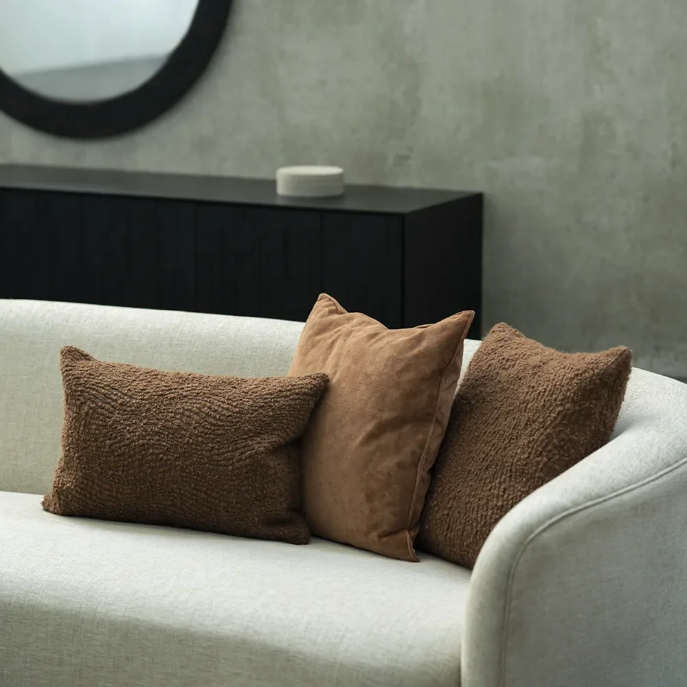 Kudde Wave 50x50 cm Cinnamon